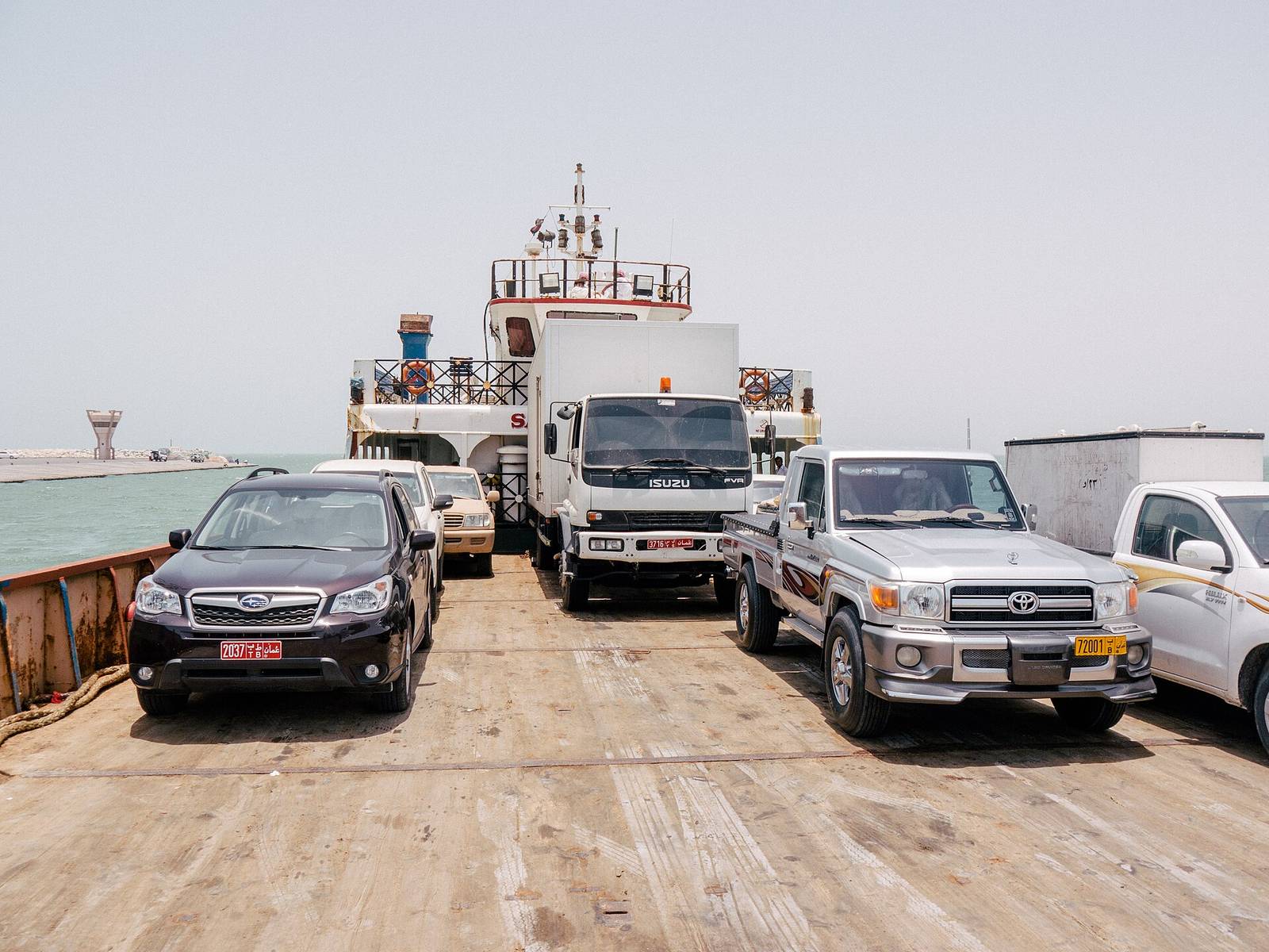 Representative photo of islands & coast in Oman, not Juzayrah