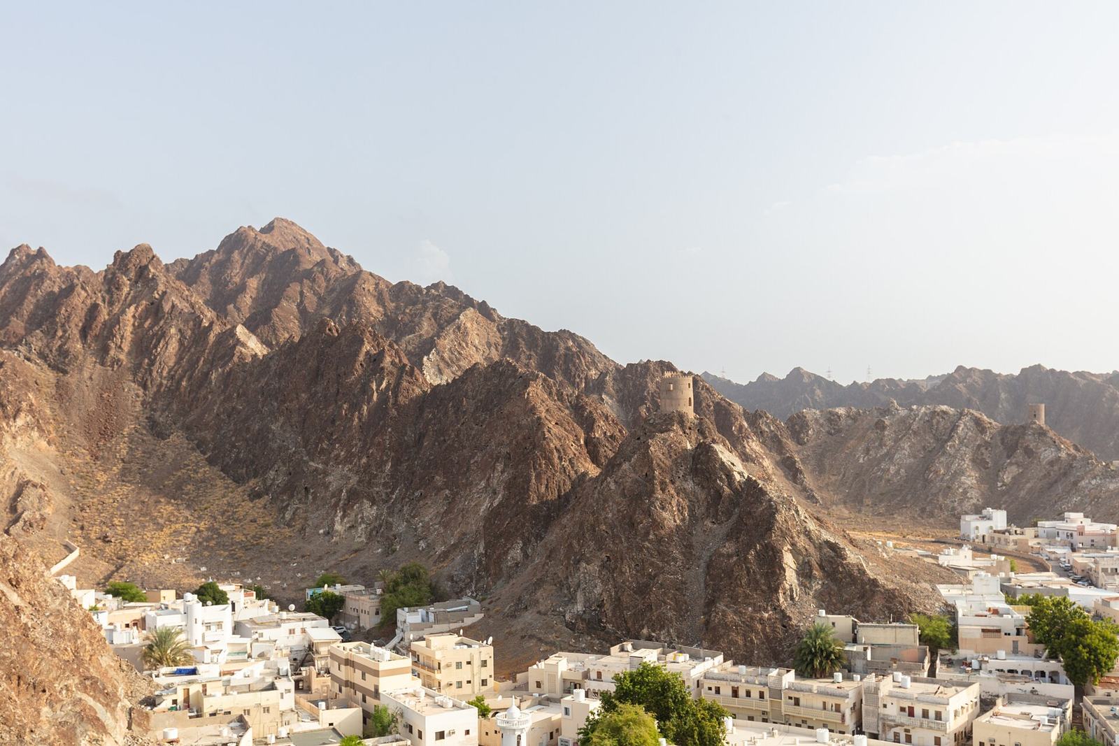 Representative photo of mountains in Oman, not Ras Mintarah