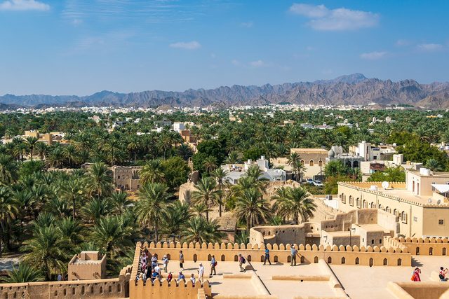 Representative photo of mountains in Oman, not Jabal Asfar