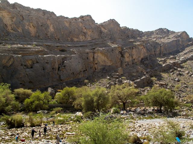 Representative photo of wadis in Oman, not Wadi Kabir Park