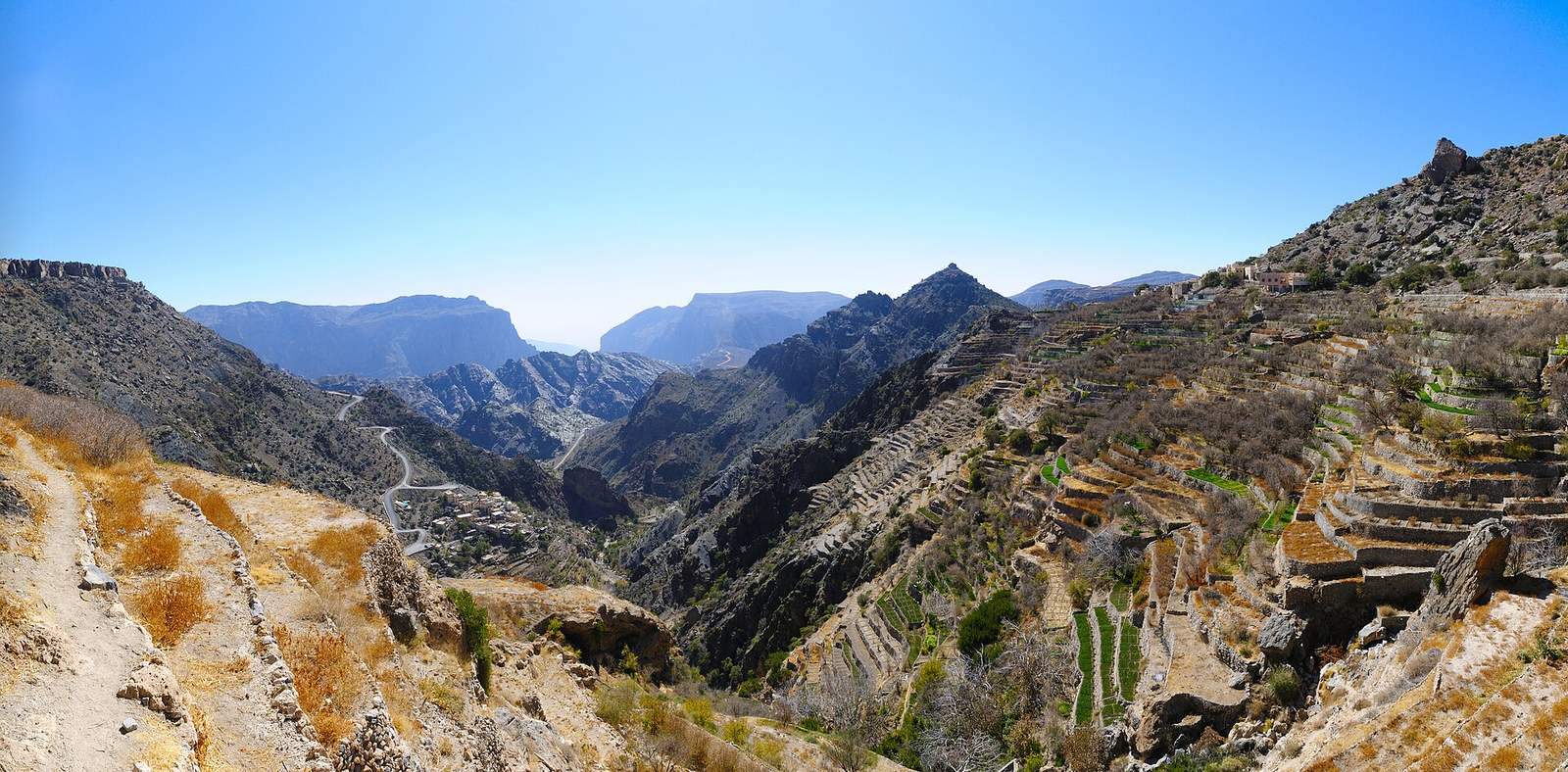 Al Akhdar Mountains — Jebel Akhdar view.jpg