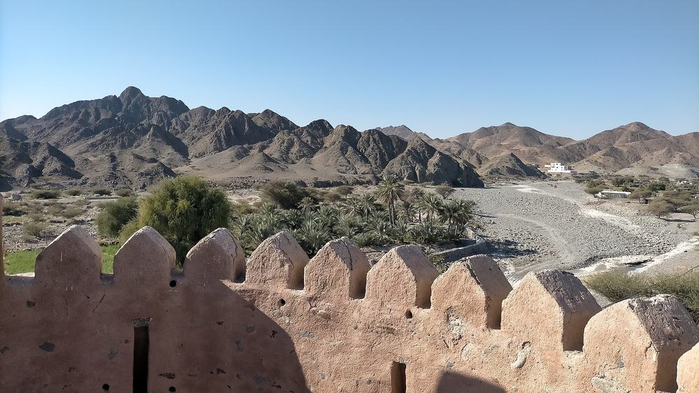 Wadi Al Helo — Wadi Al Helo from the Wahala Fort tower - Sha'biyyah Wahala - 2.jpg